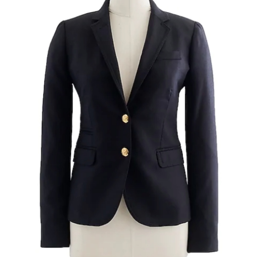 J. Crew Schoolboy Blazer (Navy Blue)